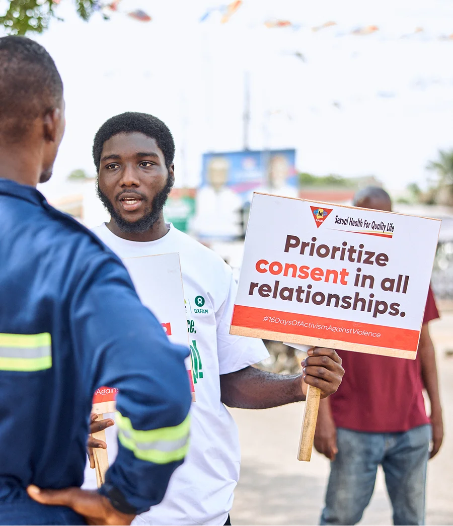 3 ladies smiling and facing the camera